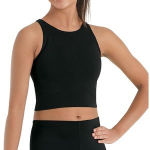 Balera Basic Black Crop Top Size Medium